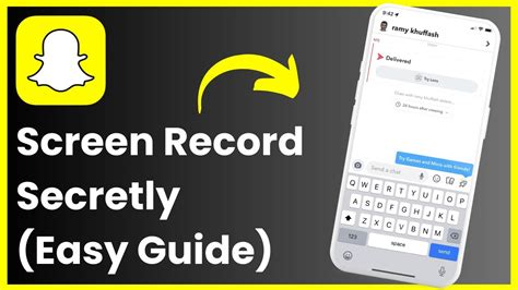 How to Screen Record Snapchat without Them Knowing Android